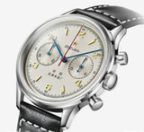 New 40mm Sea-Gull "1963" Official Original Genuine Air Force pilot Manual Wind Chronograph Mechanical watch. Calibre:ST1901. Model: 819.87.1963