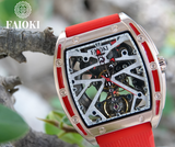 Faioki Tourbillon Style "Spitfire" Skeleton Automatic watch 45mm long 40mm wide