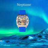 Faioki Tourbillon Style "Neptune" Skeleton Automatic watch 45mm long 40mm wide