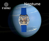 Faioki Tourbillon Style "Neptune" Skeleton Automatic watch 45mm long 40mm wide