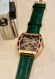 Faioki Tourbillon Style "The Golden Tree" Skeleton Automatic watch 45mm long 40mm wide