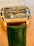 Faioki Tourbillon Style "The Golden Tree" Skeleton Automatic watch 45mm long 40mm wide