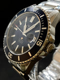 SEA-GULL official Ocean Star 200m with  date complication. 43.5mm Calibre : ST2130 Model : 816523 blue and black