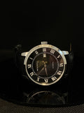 SeaGull Gent's black dial Roman numerals 42mm 819.21.6082