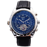 JARAGAR Tourbillon style Automatic Watch with date month Sub-dials. 48mm