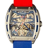 Faioki LIMITED EDITION Tourbillon style "United Faioki" Skeleton Automatic watch 45mm long 40mm wide