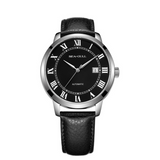 SeaGull Gent's black dial Roman numerals 42mm 819.21.6082