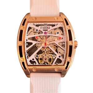 Faioki Tourbillon Style "Virgo" Skeleton Automatic watch 45mm long 40mm wide