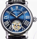 SEA-GULL manual mechanical watch with Tourbillon complication with Roman numerals Calibre : ST8000 Model : 818.11.6036 (White) and 718.11.6032L( Blue)