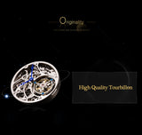 Genuine Tourbillon Luxury Watch with Angelitic figurese. 42mm