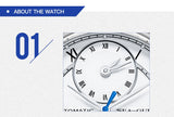 Sea-Gull Automatic with dual time. Six o'clock Flywheel complication 50m Calibre ST2510 Model :819.11.6041