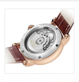 Sea-Gull Automatic with dual time. Six o'clock Flywheel complication 50m Calibre ST2510 Model :819.11.6041