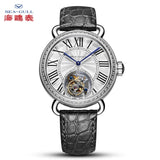 SEA-GULL manual mechanical watch with Tourbillon complication with Roman numerals Calibre : ST8000 Model : 818.11.6036 (White) and 718.11.6032L( Blue)