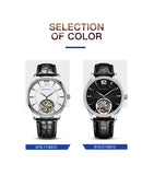 SEA-GULL manual mechanical watch with Tourbillon in white or black dial  Calibre : ST8240  Model : 818.27.8810 (Black) 818.17.8810 (White)