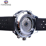 FORSINING Automatic Tourbillon style with day date month. Model : GMT1170-3