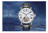 SEA-GULL manual mechanical watch with Tourbillon complication with Roman numerals Calibre : ST8000 Model : 818.11.6036 (White) and 718.11.6032L( Blue)