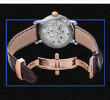 SEA-GULL manual mechanical watch with Tourbillon, day date,  Sun Moon complication. Calibre : ST8007 Model : 218907