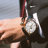 BORMAN automatic watch with Day, Date Month. Model: BORMAN14008