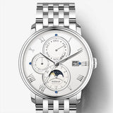 BORMAN automatic watch with Day, Date Month. Model: BORMAN14008