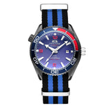 PAULAREIS The Spy watch -Self Wind Mechanical watch with famous 007 Canvas Strap