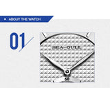 SEA-GULL manual mechanical watch with Tourbillon complication. Calibre : ST8260 Model : 818.860