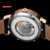 Sea-Gull automatic mechanical watch with Moon phase , Date and Power Reserve . Sapphire glass . Leather strap. Calibre :  ST2153  Model : 819.11.6092