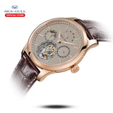 Sea-Gull manual-wind mechanical watch with Tourbillon Sun Moon and date complication. Calibre: ST8007 Model:518.937