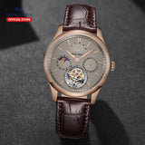 Sea-Gull manual-wind mechanical watch with Tourbillon Sun Moon and date complication. Calibre: ST8007 Model:518.937