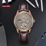 Sea-Gull manual-wind mechanical watch with Tourbillon Sun Moon and date complication. Calibre: ST8007 Model:518.937