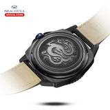 Sea-Gull Automatic with date complication. Luminous hour marker 42mm.  Calibre : ST2130  Model : 831.22.6057H (Blue) 831.22.6058 (Red)