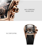 Reef Tiger Tourbillon Style Big Dial Sport Watch for Men with Luminous display  RGA3069