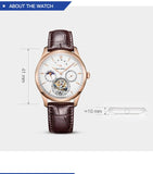 Sea-Gull manual-wind mechanical watch with Tourbillon Sun Moon and date complication. Calibre: ST8007 Model:518.937