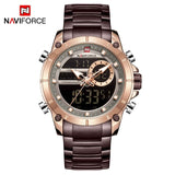 NAVIFORCE Fashion Chronograph Stainless Steel Wristwatch