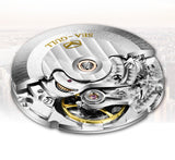 Sea-Gull automatic mechanical watch with Moon phase , Date and Power Reserve . Sapphire glass . Leather strap. Calibre :  ST2153  Model : 819.11.6092