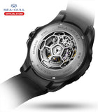 Sea-Gull Automatic Mechanical watch with Skeleton dial. Model: 815.92.1877HK