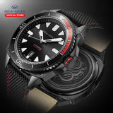 Sea-Gull Automatic with date complication. Luminous hour marker 42mm.  Calibre : ST2130  Model : 831.22.6057H (Blue) 831.22.6058 (Red)