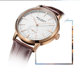 Sea-Gull Automatic waterproof Rose Gold Mechanical watch with seconds sub-dial. Calibre : ST17  Movement : 519.12.6075 (white) 819.22.6075 (Black)
