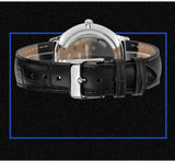 Sea-Gull 12,3,9 hour index with 6 o'clock seconds sub-dial complication. Waterproof and Sapphire manual wind Watch 819.17.6004