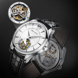 Sea-Gull Manual Tourbillon Mechanical Watch with Luxury Alligator Leather Strap. Model :8810