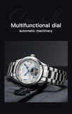 Sea-Gull Automatic Mechanical Watch  with day date, Sapphire glass with stainless Steel Band M162S