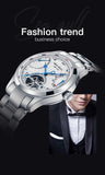 Sea-Gull Automatic Mechanical Watch  with day date, Sapphire glass with stainless Steel Band M162S