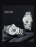 Sea-Gull Automatic Mechanical Watch  with day date, Sapphire glass with stainless Steel Band M162S