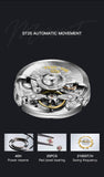 Sea-Gull Automatic Mechanical Watch  with day date, Sapphire glass with stainless Steel Band M162S