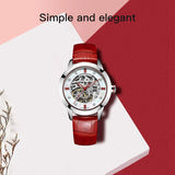 New Sea-Gull Watch Female simple temperament hollow rhinestone automatic mechanical female watch 819.17.1029KL
