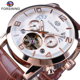 FORSINING  Tourbillon style Luxury  Men Business Automatic Watch 46mm