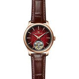 Sea-Gull Year Of The Horse Limited Edition Ultra-Thin Automatic Tourbillon Watch 42mm Leather
