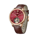 Sea-Gull No-Regulator Tourbillon Manual Wind Watch 42mm Leather
