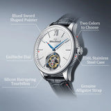 Sea-Gull No-Regulator Tourbillon Manual Wind Watch 42mm Leather