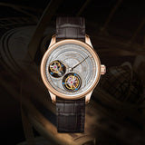 Sea-Gull Double Tourbillon Armillary Manual Wind Watch 43mm 18K Gold