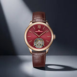 Sea-Gull No-Regulator Tourbillon Manual Wind Watch 42mm Leather